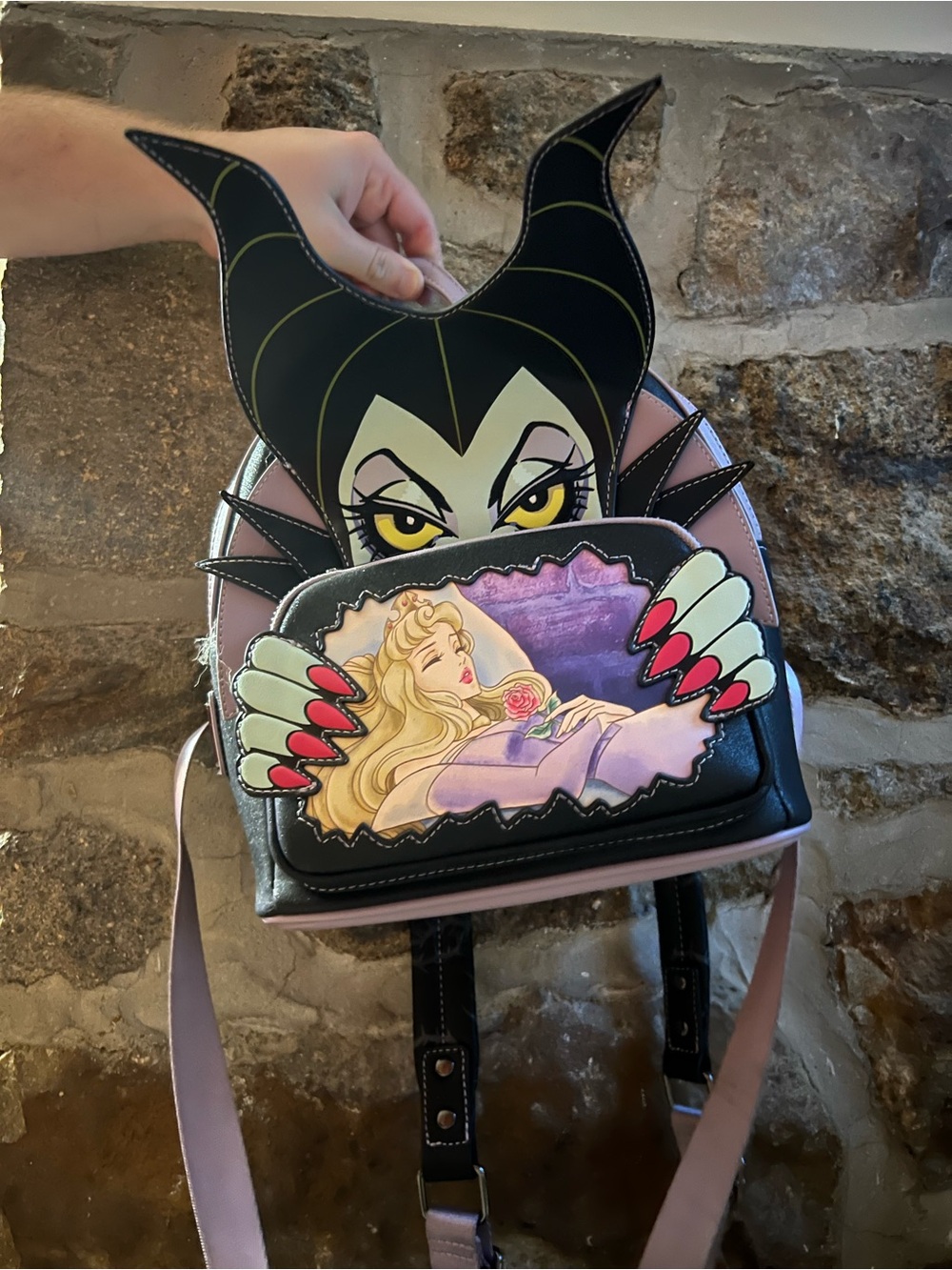 Maleficent Loungefly Character Mini Backpack